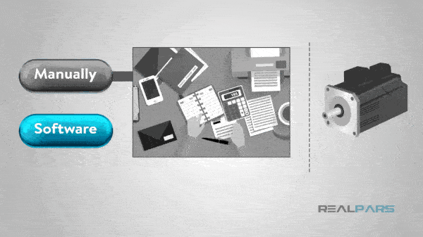 انتخاب الکتروموتور با نرم افزار یا به صورت دستی