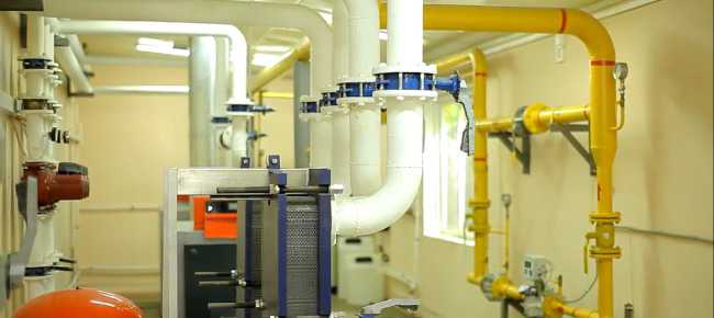 سیستم گرمایشی طراحی شده در موتورخانه