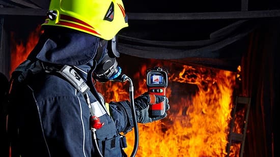 کاربرد دوربین حرارتی در آتش نشانی