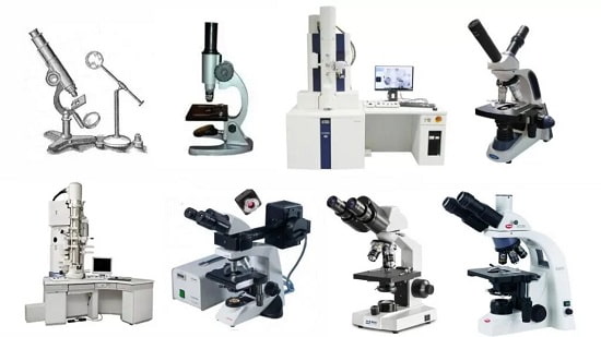 انواع میکروسکوپها