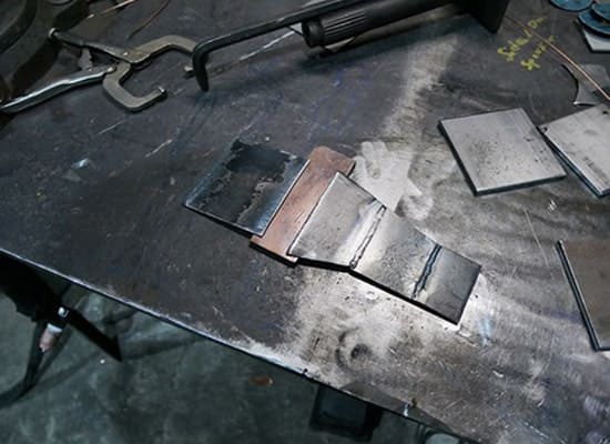 استفاده از یک فلز به عنوان رسانای حرارت در جوش
