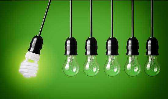 استفاده از لامپ فلورسنت برای صرفه جویی در مصرف انرژی