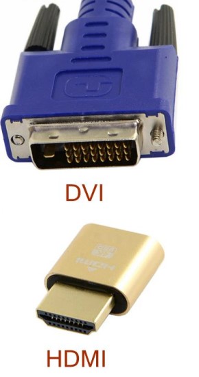 پورت های HDMI و DVI