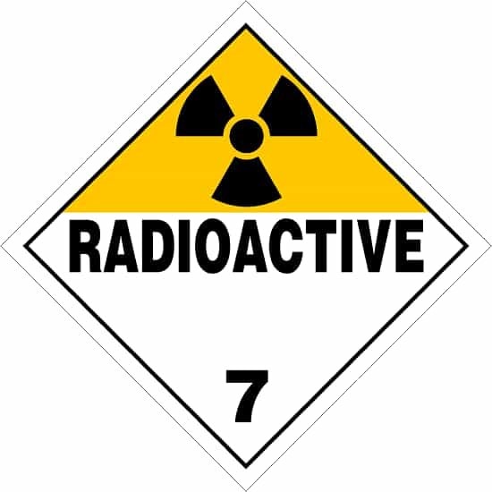 کلاس مواد شیمیایی خطرناک رادیواکتیو