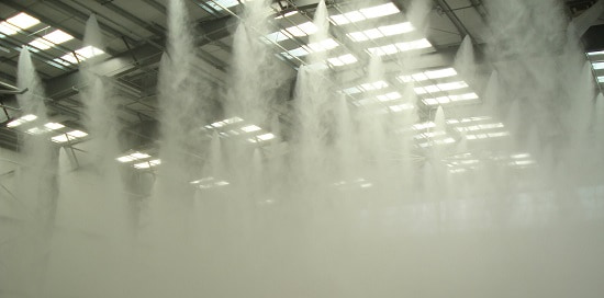 سیستم مه پاش آب در اطفا آتش خودکار