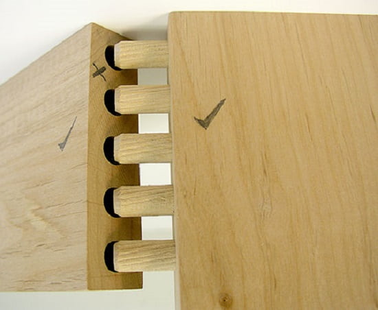اتصالات پین چوبی