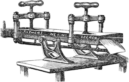 دستگاه کلیشه چاپ ستون روزنامه