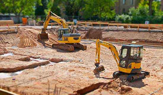 آماده سازی زمین برای انجام مراحل اجرای ساختمان