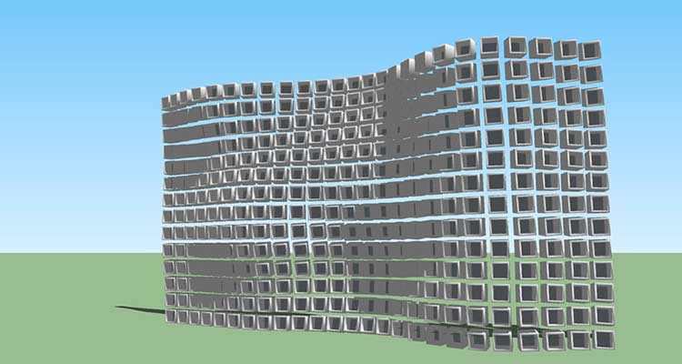 مزایای طراحی نمای ساختمان با اسکچاپ